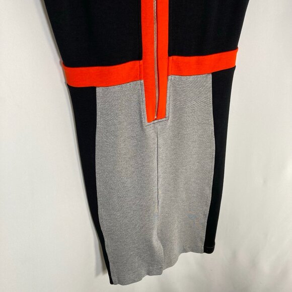 French Connection Manhattan Cap Sleeve Block Bodycon Knee Length Dress - Picture 3 of 9